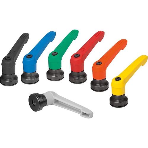 Kunststoff-Klemmhebel - 06600-10 - norelem - Éléments standard mécaniques - mit Innengewinde