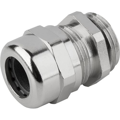 Kabelverschraubung / vernickeltes Messing - 84100-05 - norelem - Éléments standard mécaniques - IP68 / metrisch / Zugentlastung