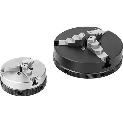3-Backen-Werkstückspannfutter - 33226 - norelem - Éléments standard mécaniques - für die Messtechnik / Präzision / Aluminium