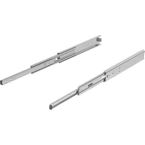 Teleskopische Linear-Gleitschiene - 21335-05 - norelem - Éléments standard mécaniques - überdehnbar / mit Kugelkäfig / für schwere Lasten