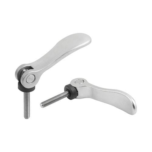 Kunststoff-Exzenterhebel - 04233-04 inch - norelem - Éléments standard mécaniques - Edelstahl / verstellbar / Gewinde