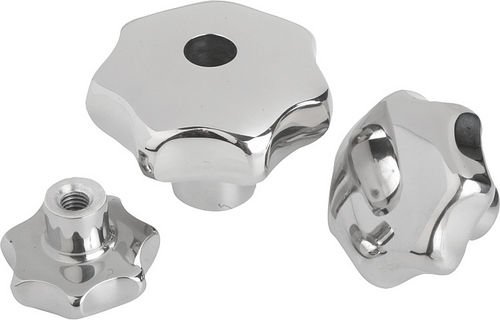 Rändelknopf - 06194 - norelem - Éléments standard mécaniques - sternförmig / Edelstahl
