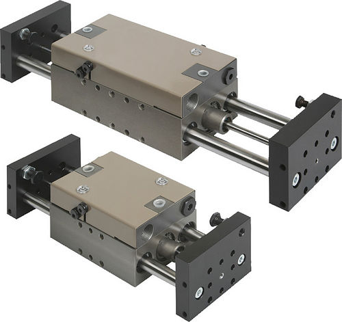 Pneumatischer Antrieb - 20000 - norelem - Éléments standard mécaniques - linear / mit Parallelkolbenstange / doppeltwirkend