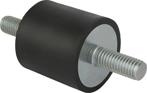 Zylindrische elastische Lagerung - 26100 - norelem - Éléments standard mécaniques - Elastomer / Gewinde / Typ A