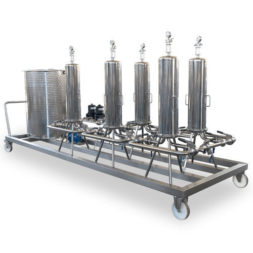 Patronen-Mikrofiltriereinheit - HMC - VLS Technologies - für Wein / hydraulisch / mobil