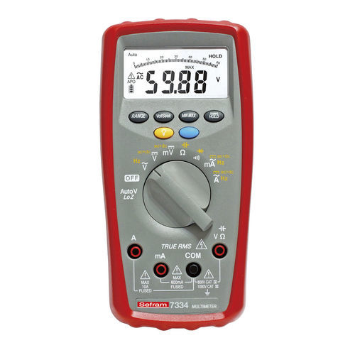 Digitales Multimeter - 7334 - SEFRAM INSTRUMENTS - mit Bargraphanzeige / tragbar / 1000 V