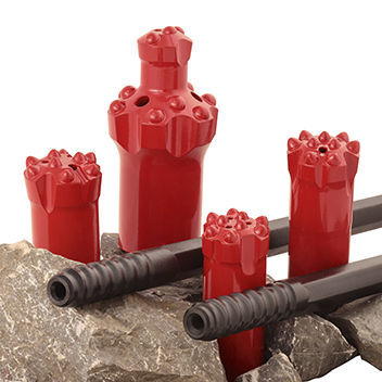 Imlochhammer-Bohrspitze - R35 - MAXDRILL ROCK TOOLS CO., LTD  - mit Knöpfen