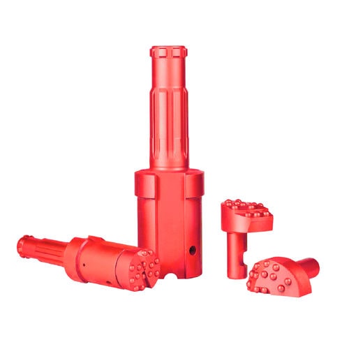 Fortschreitendes Verrohrungssystem / für Imlochhammer - MDC114/6.5W-02 - MAXDRILL ROCK TOOLS CO., LTD 