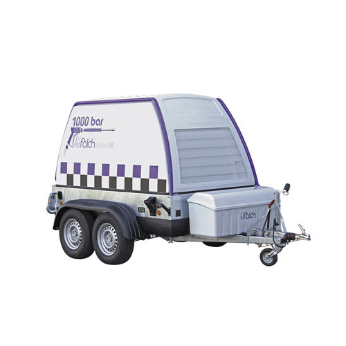 Kaltwasser-Hochdruckreiniger - trail jet 125 1000-66-0-d - falch gmbh - dieselbetrieben / mobil / auf Anhänger