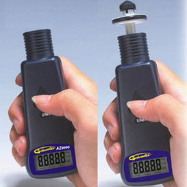 Kontakt-Tachometer - AZ8000, 8001 - BERCU - kontaktlos / Handgerät / mit LCD-Display