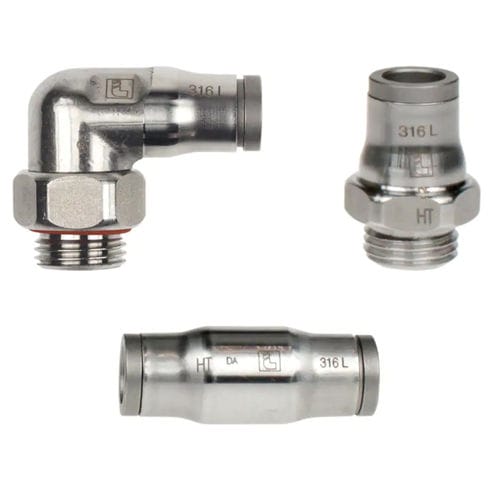 Pneumatischer Anschluss - LF 3800 - Parker Legris - Einschraub / Push-in / Edelstahl