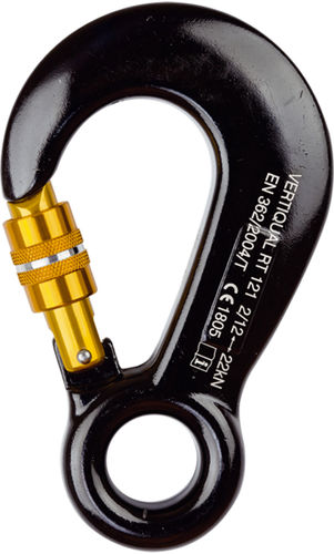 Karabiner mit Verriegelung - Condor - Vertiqual - Aluminium / asymmetrisch