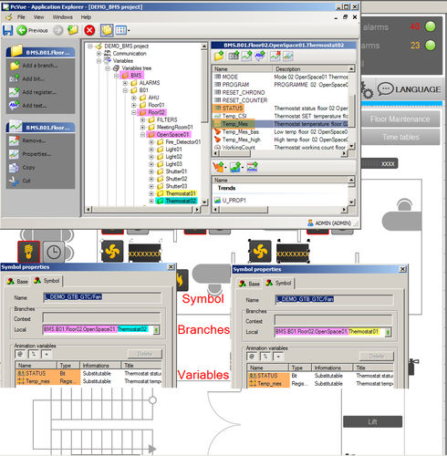 Datenbank-Software - ARC Informatique - Alarm / Echtzeit