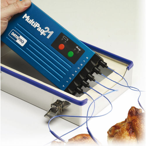 Temperatur-Datenlogger - DATAPAQ&reg; MultiPaq21 - Fluke Process Instruments - zur Kontrolle / Hochpräzision / mit Hitzeschild