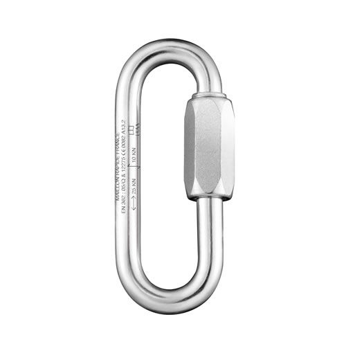 Standard-Schnellkettenglied - MRGOZ series - Maillon rapide - Peguet - oval / Edelstahl / mit großer Öffnung