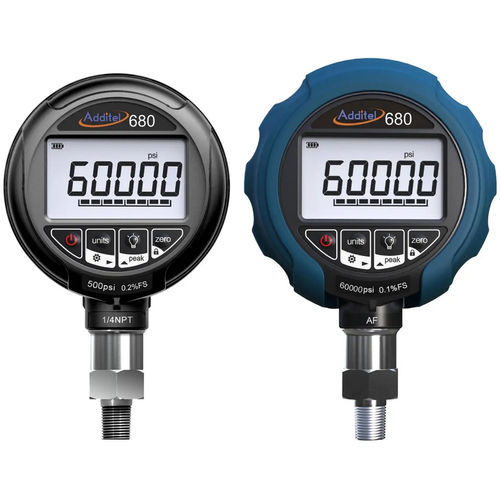Manometer mit LCD-Display - ADT680  - Additel Corporation - Gewinde / NPT 1/2 / NPT 1/4
