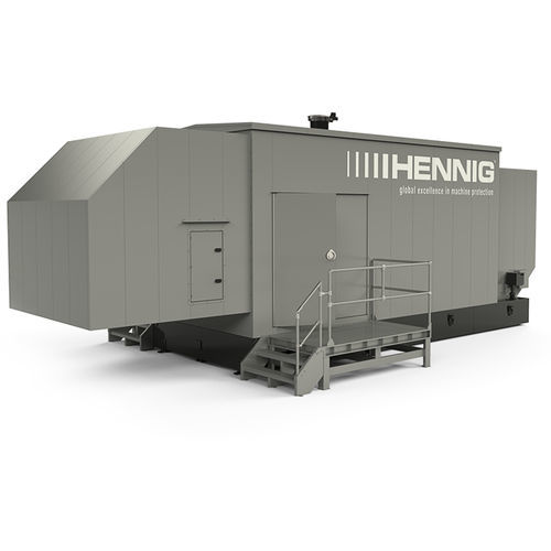 Gehäuse für Stromaggregate - HENNIG FRANCE - bodenstehend / modular / Aluminium