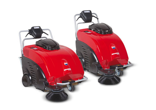 Handgeführte Kehrmaschine - DUSTY 650 & 850 ET - STH - biemmedue spa - mit Batterie