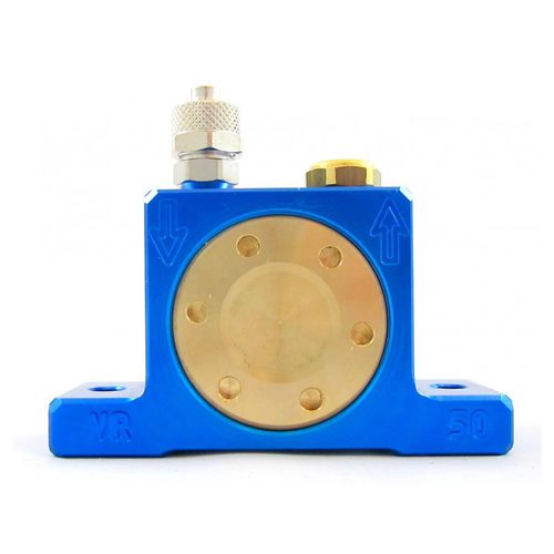 Pneumatischer Rüttler - VR series - VIBRA France - drehbar / Rollen / Hochfrequenz