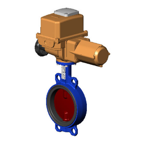 Absperrklappe - Tecfly VPI-BX4, VPI-UX4 series - TECOFI - elektrisch betrieben / für Wasser / für Druckluft