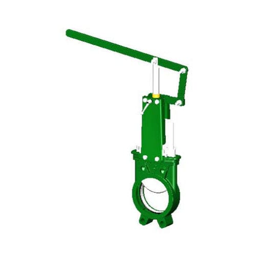 Plattenschieber - VG-02 series - TECOFI - Hebel / für Wasser / für Schüttgut