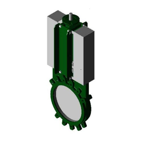 Plattenschieber - VG-004, VG-BX4, VG-UX4 series - TECOFI - elektrisch betrieben / für Wasser / für die chemische Industrie