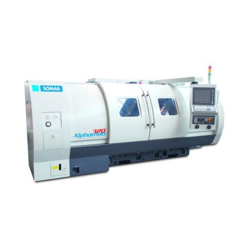 CNC-Drehmaschine - ALPHAMAB 320 - SOMAB - horizontal / 2-Achs / 3-Achs
