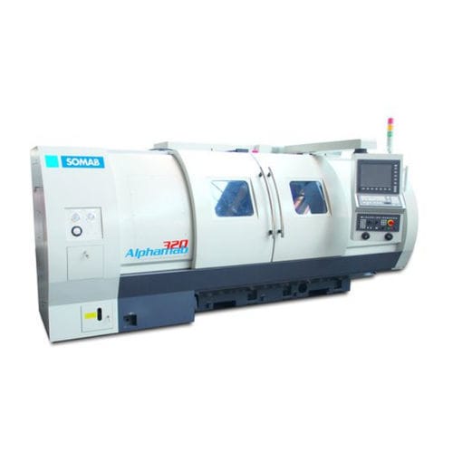 CNC-Drehmaschine - ALPHAMAB 320Y - SOMAB - 4-Achs / Schrägbett / A2-8
