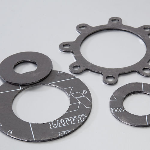 Dichtplatte / expandiertes Graphit - LATTYgraf EFA G2F - LATTY INTERNATIONAL - für Chemieanwendungen / Flansch / für die petrochemische Industrie