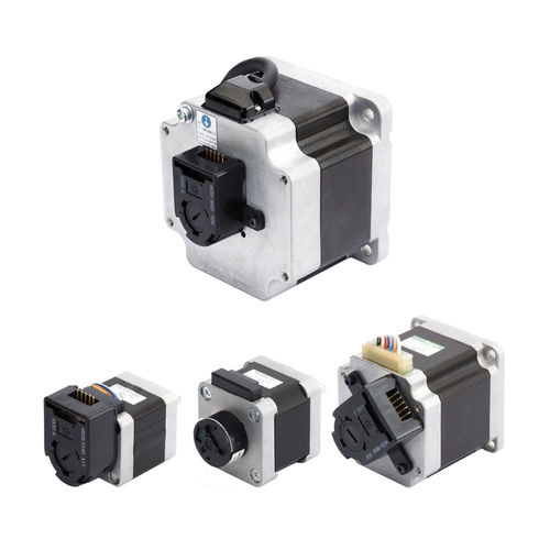 2-Phasen-Schritt-Motor - 2H - SANYO DENKI EUROPE - DC / 24 V / mit angeflanschtem Encoder