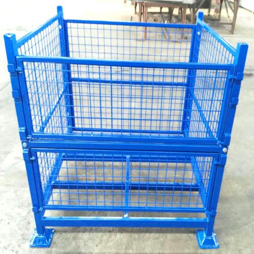 Kunststoff-Palettenbox - UN-PB0801 - Nanjing fuyuan technology co.,ltd - Maschendraht / Lager