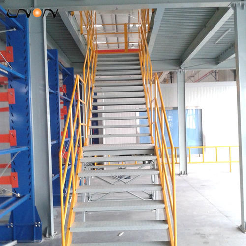Stahlbaubühne mit Aufbewahrungssystem - ISO9001, ISO14001 | UN-MP121704 - Nanjing fuyuan technology co.,ltd - für Plattform / für Industrieboden / für Kühlraum