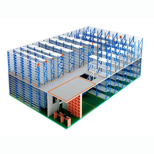 Stahlbaubühne mit Aufbewahrungssystem - ISO9001, ISO14001 | UN-MP121701 - Nanjing fuyuan technology co.,ltd - Mehretagen / für Industrieboden / für Schwerlastanwendungen