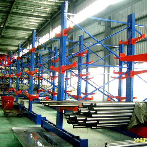 Kragarmregal - ISO9001, ISO14001 | UN-CR0807 - Nanjing fuyuan technology co.,ltd - Langgut / für mittelschwere Lasten / Stahl