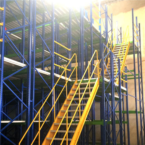 Stahlbaubühne mit Aufbewahrungssystem - ISO9001,ISO14001 - Nanjing fuyuan technology co.,ltd - Mehretagen / auf Palettenregal / maßgefertigt
