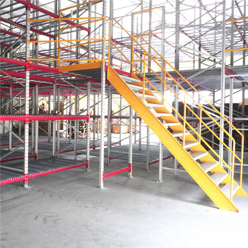 Stahlbaubühne auf Palettenregal - ISO9001,ISO14001 - Nanjing fuyuan technology co.,ltd - für Paletten / für Industrieboden / für Träger