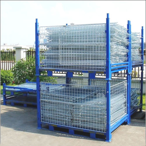 Metall-Palettenbox - UN-MBP0805 - Nanjing fuyuan technology co.,ltd - Maschendraht / Lager / zusammenklappbar