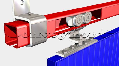 Schiebetür - 600 series - CONVOYNORT - Metall / Industrie / für den Innenbereich