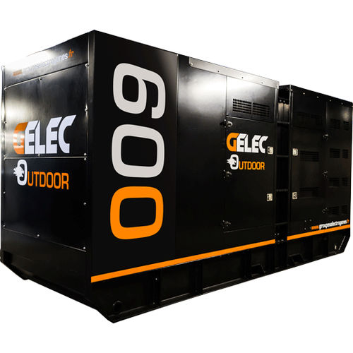 Stromaggregat für Außenbereich - 9YD TRI-EURO 2 - GELEC ENERGY - Diesel / dreiphasig / Container