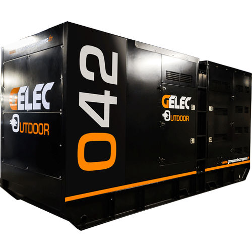 Stromaggregat für Außenbereich - 42YC TRI-EURO 3 - GELEC ENERGY - Diesel / dreiphasig / stationär