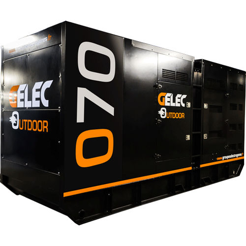 Stromaggregat für Außenbereich - 70YC TRI-EURO 3 - GELEC ENERGY - Diesel / dreiphasig / stationär