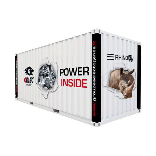 Diesel-Stromaggregat - RHINO-1100YCE3 - GELEC ENERGY - dreiphasig / stationär / Container