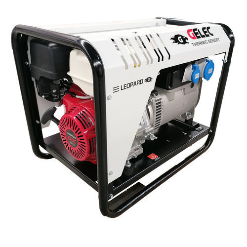 Benzinbetriebenes Stromaggregat - LEOPARD-6,5-OPEN - GELEC ENERGY - Diesel / einphasig / 50 Hz