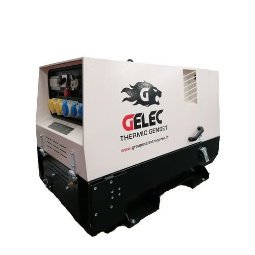 Diesel-Stromaggregat - LEOPARD-11 - GELEC ENERGY - einphasig / 50 Hz / wassergekühlt