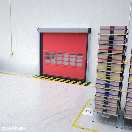 Rolltor - MAVIROLL CONNECT® - MAVIFLEX - Edelstahl / galvanisiertem Stahl / Industrie