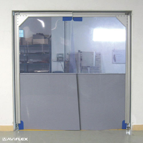 Einflügeltür - ISOPASS® - MAVIFLEX - PVC / Polyethylen / Edelstahl