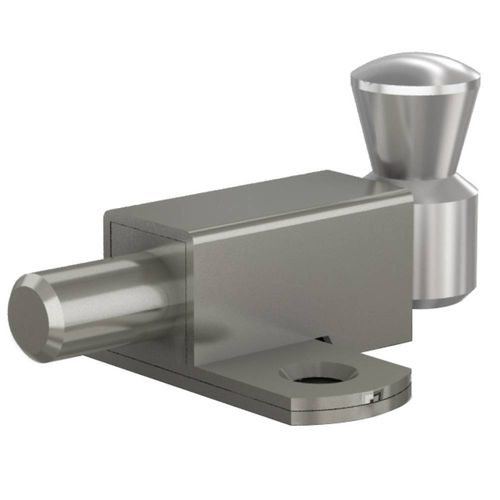 Schubriegel-Verschluss - 16-1-3647 - PINET INDUSTRIE - verzinkter Stahl / Anschlag