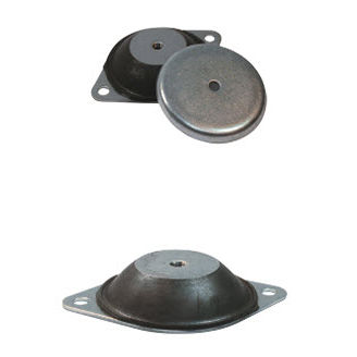 Zylindrische elastische Lagerung - B  - LESOL - Metall / Elastomer / für Maschine