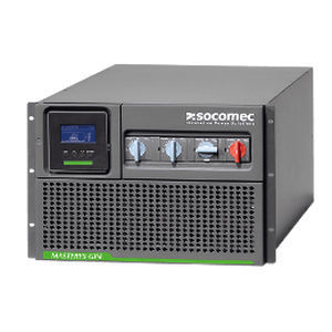 Einphasige unterbrechungsfreie Stromversorgung - MASTERYS GP4 RK - SOCOMEC - dreiphasig / Lithium / embedded