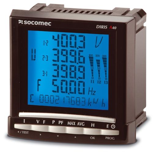 Digitales Messgerät - DIRIS A40/A41 series - SOCOMEC - Multifunktion / für Schalttafelmontage